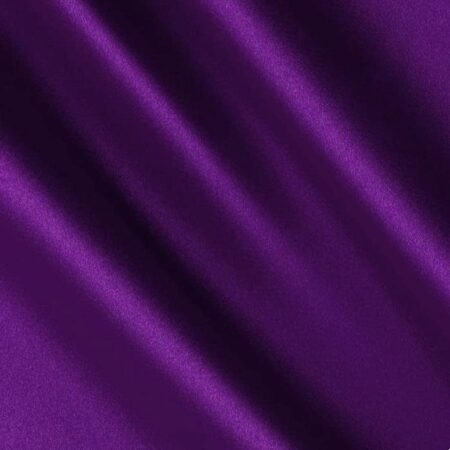 Purple Satin- Charmeuse Fabric 60″ Inch Wide- for Weddings, Decor, Gowns, Sheets, Costumes, Dresses