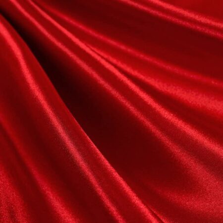 Red Stretch Charmeuse Fabric 60" Inch Wide- for Weddings, Decor, Gowns, Sheets, Costumes, Dresses