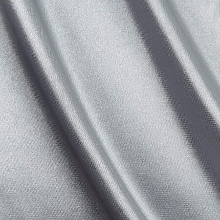 Silver Stretch Charmeuse Fabric 60" Inch Wide- for Weddings, Decor, Gowns, Sheets, Costumes, Dresses