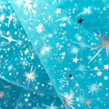 Star Burst Sheer Organza