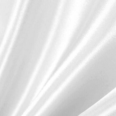 White Stretch Charmeuse Fabric 60" Inch Wide- for Weddings, Decor, Gowns, Sheets, Costumes, Dresses