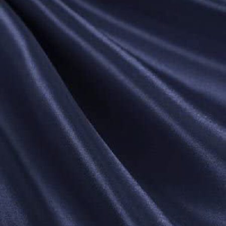 Navy Stretch Charmeuse Fabric 60" Inch Wide- for Weddings, Decor, Gowns, Sheets, Costumes, Dresses