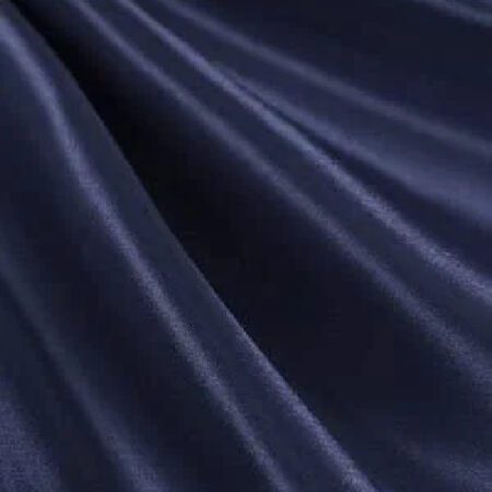 Navy Satin-Bridal Satin Fabric 60" Inch Wide- for Weddings, Decor, Gowns, Sheets, Costumes, Dresses