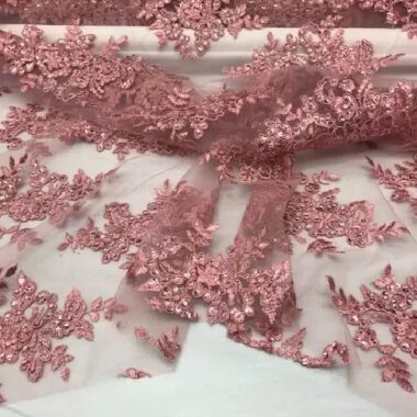 Deluxe Sequin & Beaded Lace (VT-12)