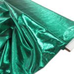 Kelly Green Nylon Metallic Tissue Lame Fabric