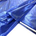 Royal Blue Nylon Metallic Tissue Lame Fabric