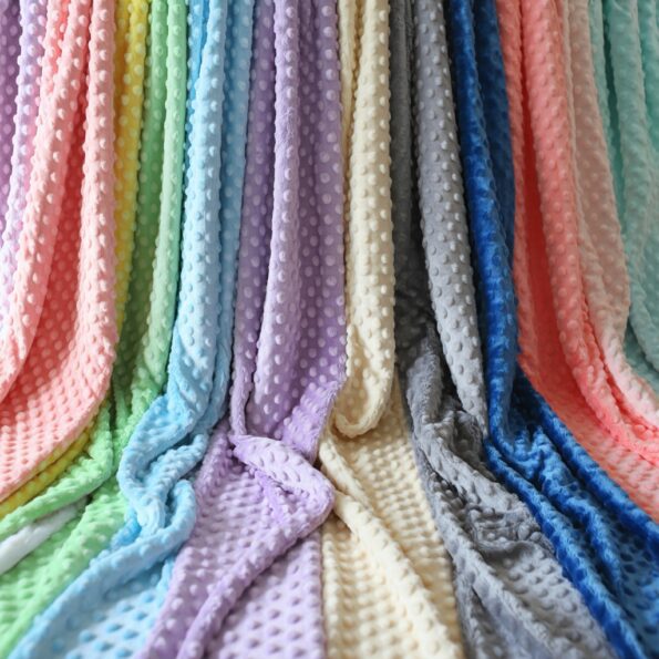 Minky Dot Fleece Fabric