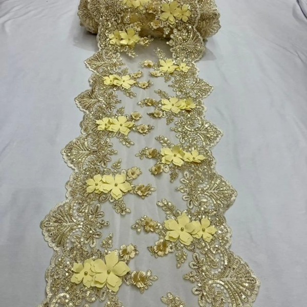 3D Lace Trim – 13 Inch (VT-33)