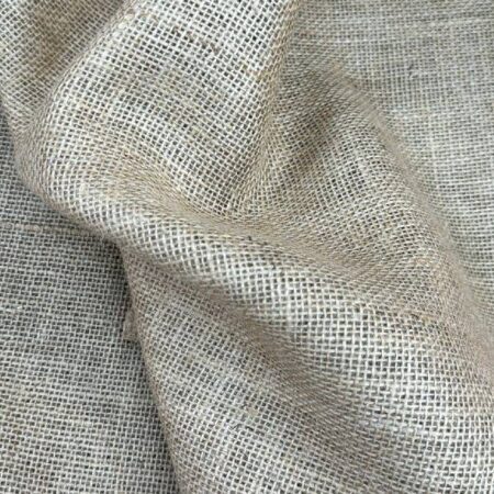 40-Inch Natural Jute Burlap Fabric by the Yard – Eco-Friendly, Versatile, and Wholesale Options Available