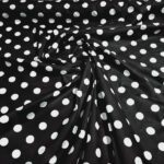 Big Polka Dot Poly Cotton Fabric by the Yard – Large Dot Print Soft Cotton Blend for Dresses, Crafts, Tablecloths & DIY Sewing