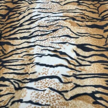 TIGER Shaggy Faux Fur Fabric – Perfect for Cosplay, Fursuits, Throw Pillows, Photo Props & DIY Crafts