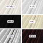 Neutral Stretch Velvet Fabric – White, Ivory, Black, Silver & Brown – Perfect for Dresses, Upholstery and DIY Crafts