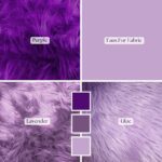 Purple Faux Fur Fabric by the Yard – Lavender, Lilac, and Deep Purple – Shaggy Fur for Costumes, Fursuits, Crafts & Décor