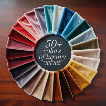 Luxury 4-Way Stretch Velvet Fabric by the Yard – Soft, Smooth & Elegant Material | 58" Wide | 50+ Colors Available