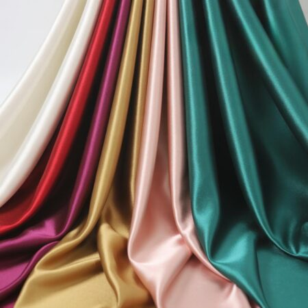 Premium Bridal Satin Fabric by the Yard – Luxurious & Durable 60" Wide Thick Satin for Gowns, Dresses, and Décor