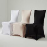 Event Spandex Chair Covers – Stretch Slipcovers for Folding Chairs, Weddings & Parties