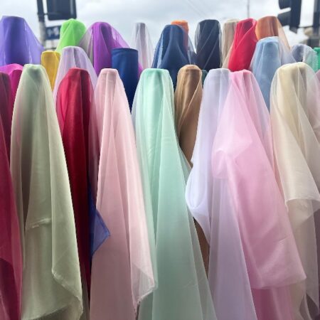 Organza Sheer Fabric | Sold by the Yard for Veils, Dresses, Party Décor, Costumes & DIY Sewing