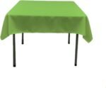 Diamond Pattern Square Tablecloth - 36 x 36 Inches, 100% Polyester