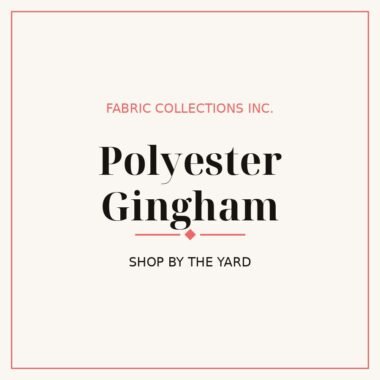 Polyester Gingham